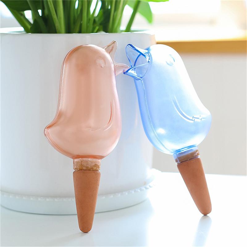 Garden Automatic Watering Tool Cute Birds Indoor Drip Irrigation Watering System Kit Potted Plant Waterers Spike For Plant