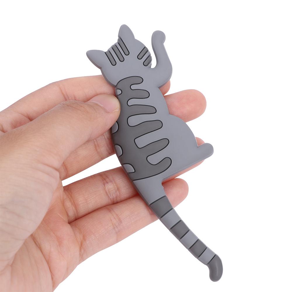 Lovely Cartoon Cat Fridge Magnet Hook Refrigerator Sticker Universal Creative Hooks