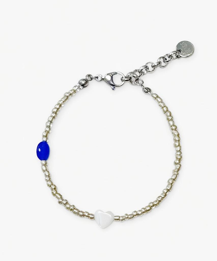 Runds Point Gemstone Bracelet (Silver)