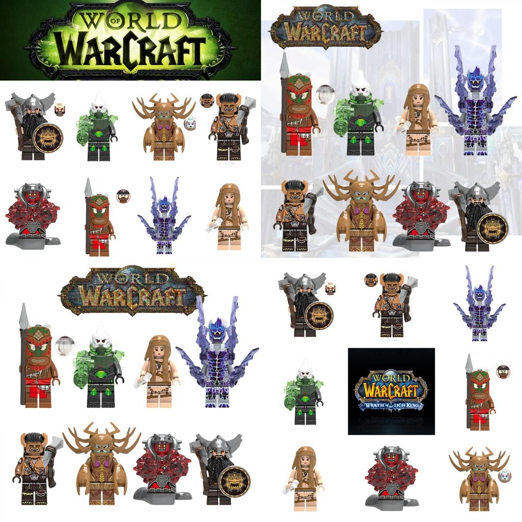 X0285 Evil Dwarf Mechanical Virus Soldier Building Blocks Toy Diy Abs Material Non-electric