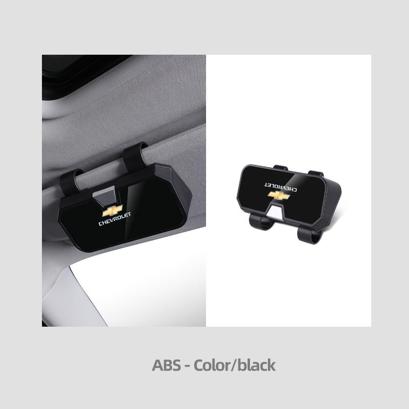 Boîte à lunettes pare-soleil de voiture Clip pour lunettes de soleil Porte-carte Ticket Pour Chevrolet Corvette Montana TrailBlazer Silverado Traverse Camar