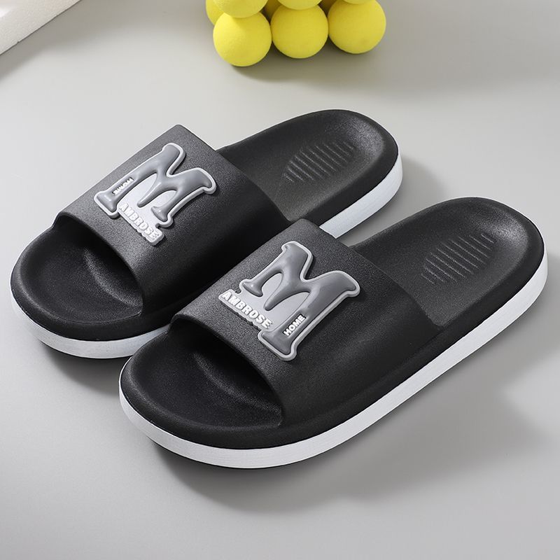 

Мужские нескользящие тапочки с мягкой подошвой, мягкие, приятные на ощупь, для ванной комнаты и улицы, устойчивые к запахам удобные сандалии 40-45