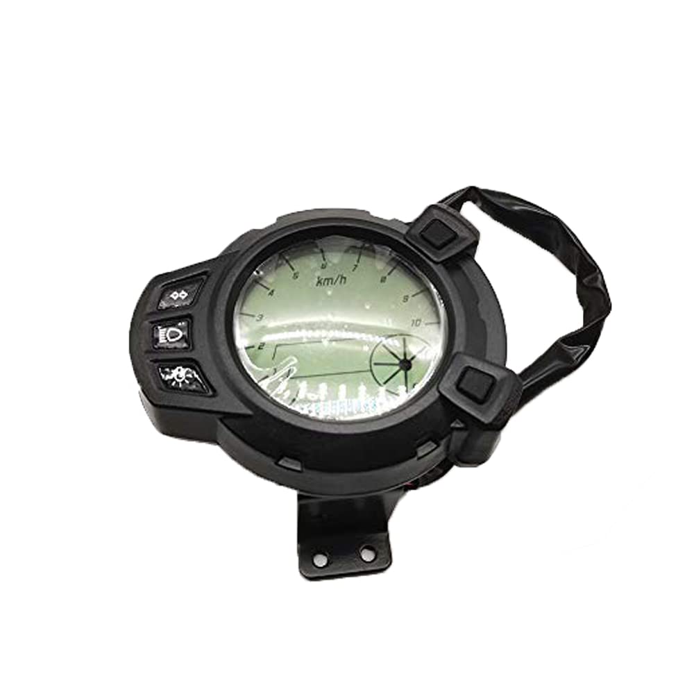 HANSWD DC12V Мотоциклетный спидометр, Многофункциональный ЖК-прибор, Одометр, Датчик топлива, Универсальная установка