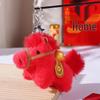 Portachiavi Peluche Cavallo 2026 - 'Ricchezza Istantanea' Carino Regalo di Capodanno
