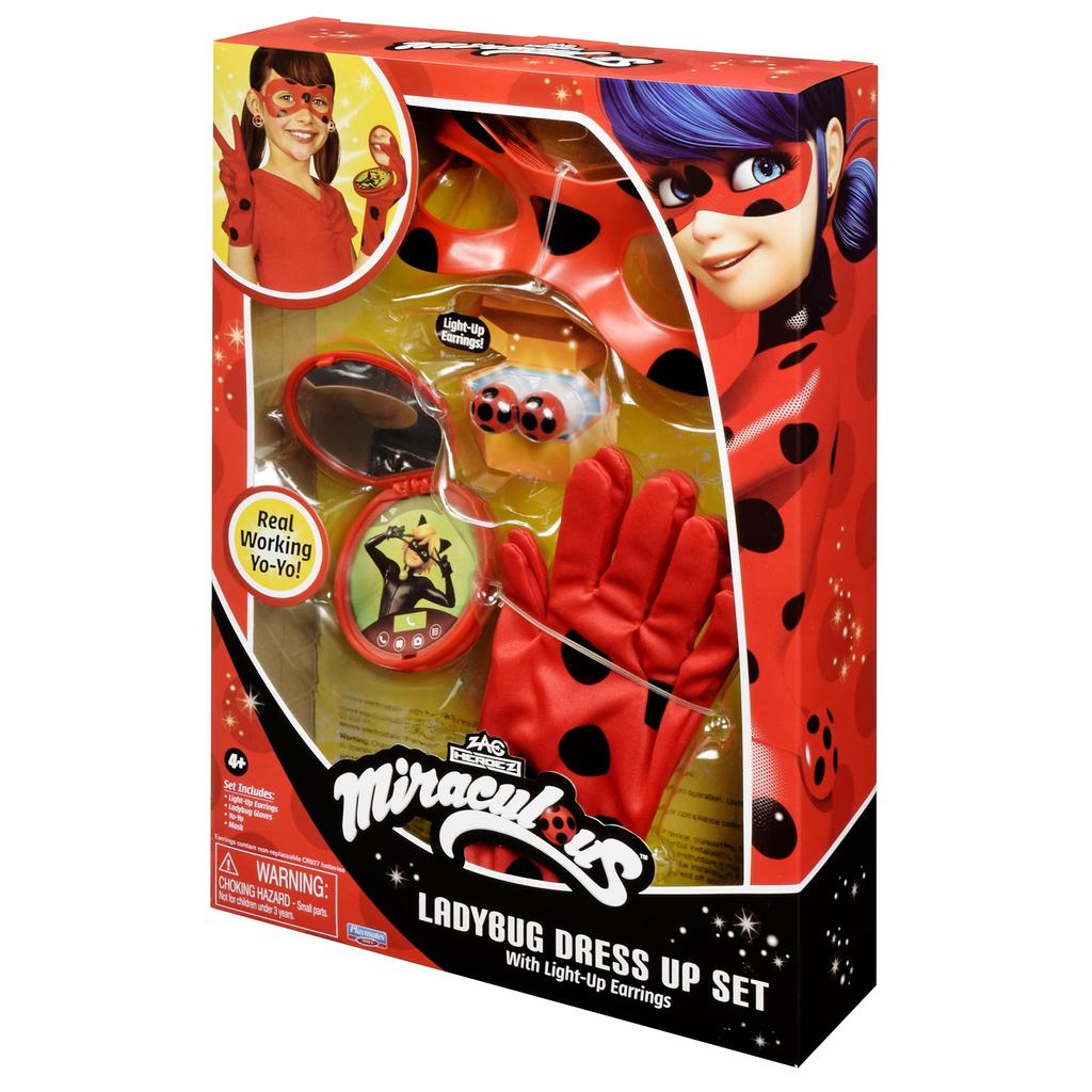 Playmates Toys Miracle Ladybug Dress-Up Set with Lights