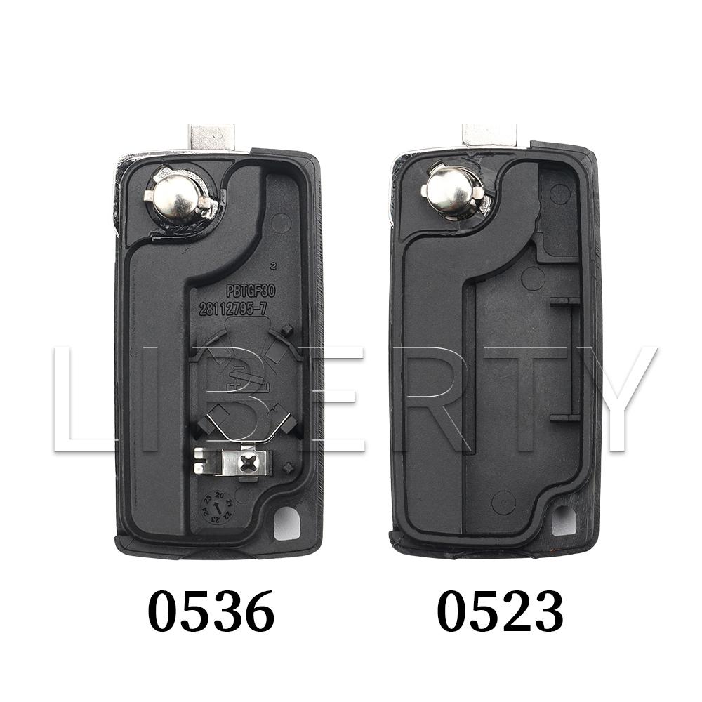 Ly Flip Remote Card Key For Peugeot 207 307 308 407 607 807 For Citroen C2 C3 C4 C5 C6 Xsara Berlingo HU83 VA2 0536 0523 ASK FSK