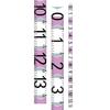 51in Fishing Tape Measure Adhesive Ruler Portable Fish Measurement Tool for Anglers Waterproof Soft Fish Measuring Tape