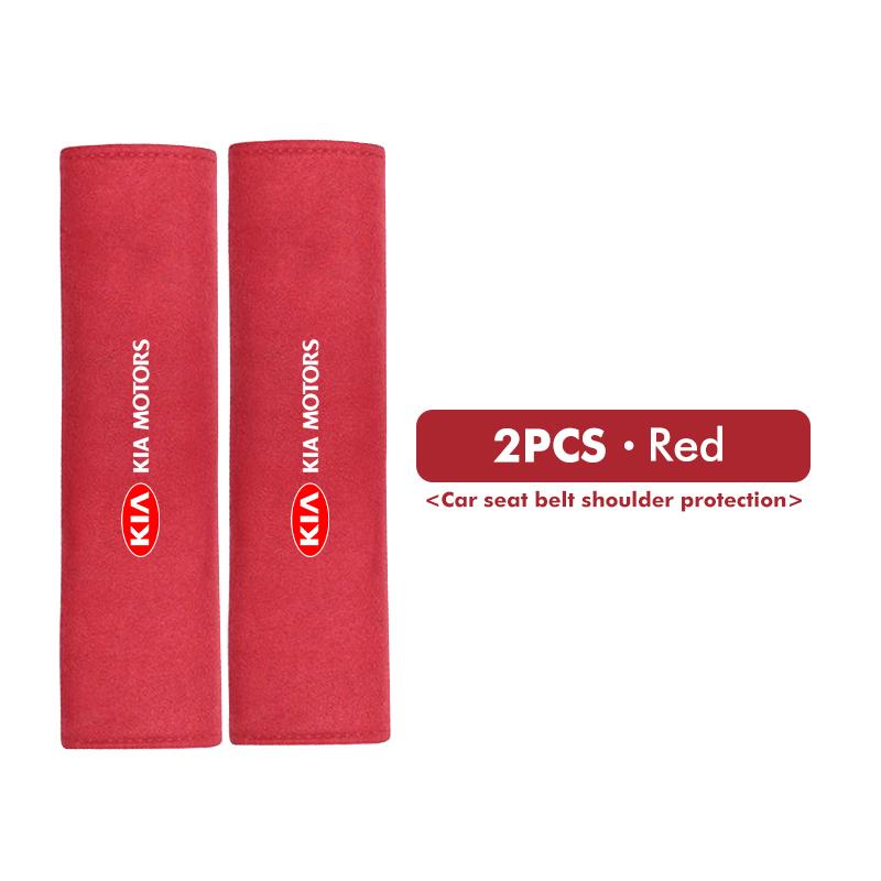 For KIA 1/2Pcs Car Seat Belt Covers Safety Belt Shoulder Protection Interior Accessories Spectra Sedona Cadenza Proceed Sephia