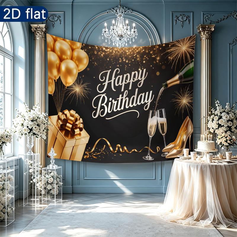 Party Backdrop Birthday Wedding Photo Booth Background Front Door Decor