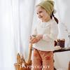 Happyology Girls' Ruffle Knit Long-Sleeve Top