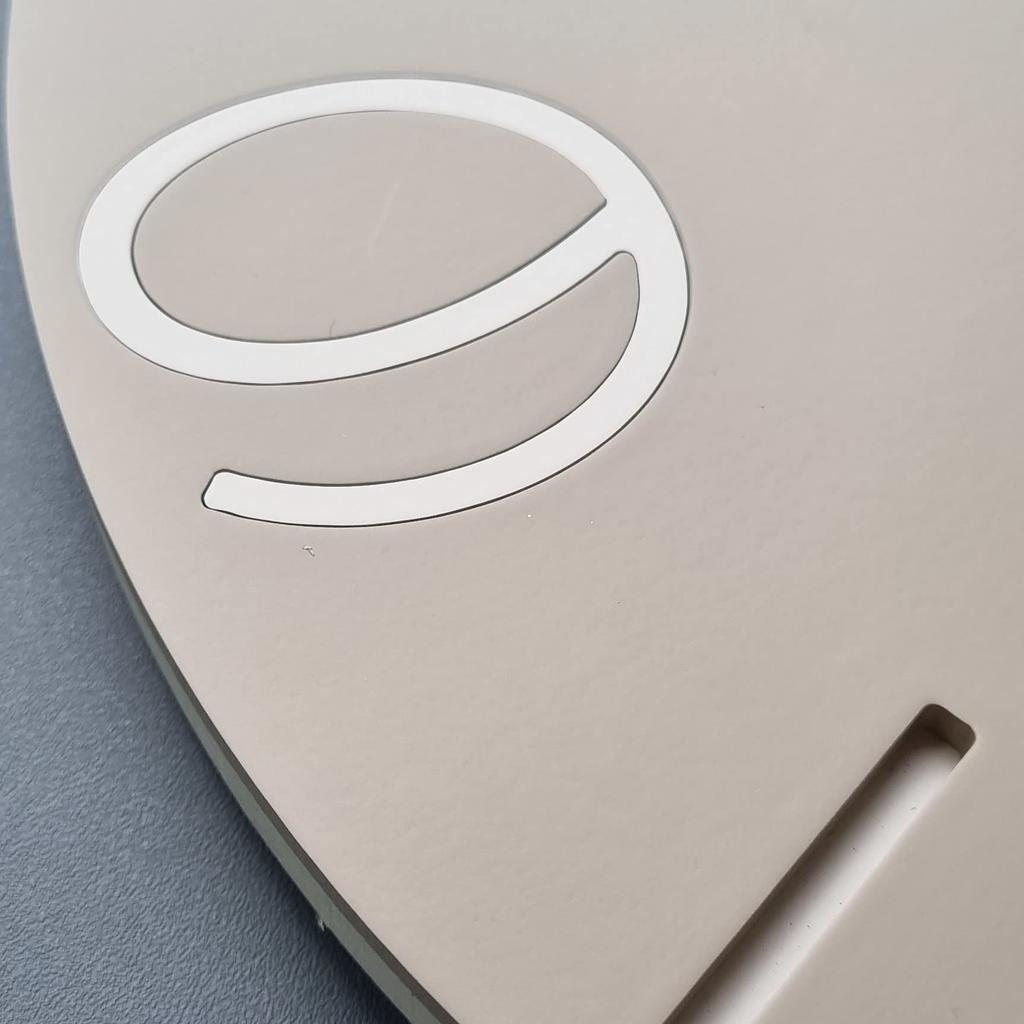 CalleaDesign SMILE Wall Clock Coffee Milk
