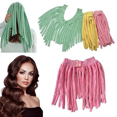 Bigodino senza calore Bigodini senza calore 2 in 1 Asciugacapelli in microfibra Cuffia per asciugare i capelli Bigodino morbido Curls per la notte Strumenti per lo styling