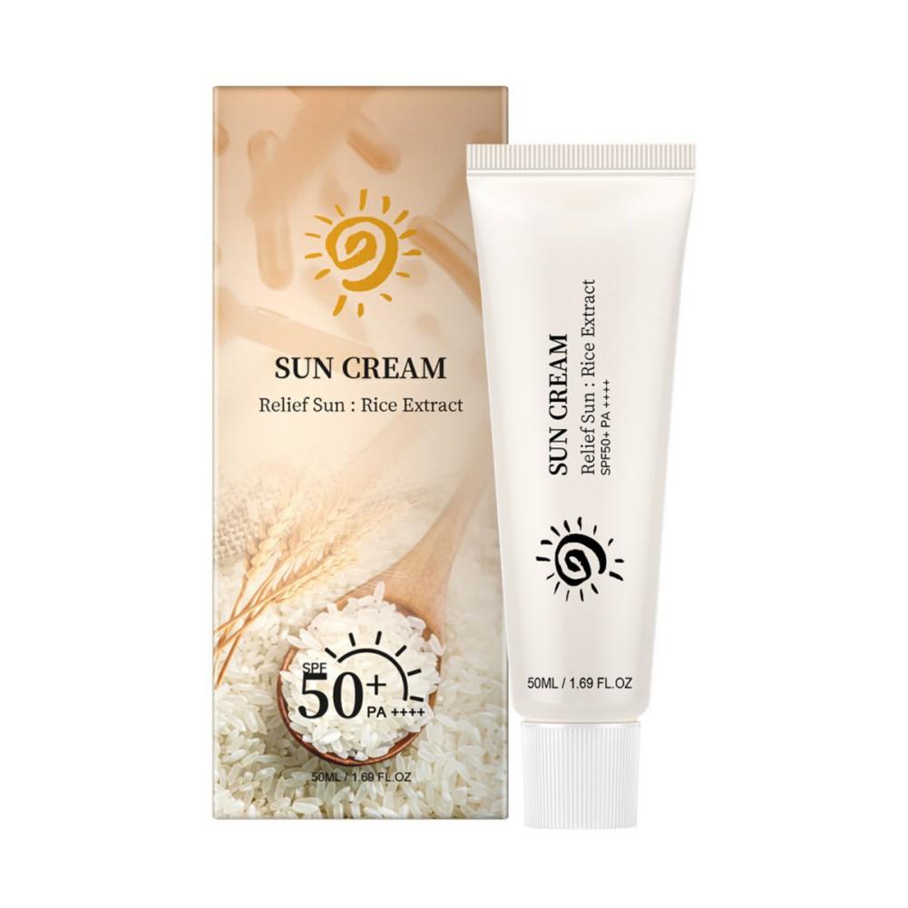 50ml rýžový extrakt Spf50+ PA++++ opalovací krém na obličej a tělo na opalování