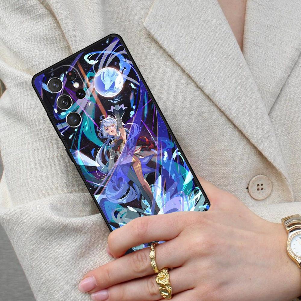 Genshin Impact Ganyu Cell Phone Case for Samsung Galaxy S26 Ultra S25 S24 S23 S22 S21 S20 Note10 Cover