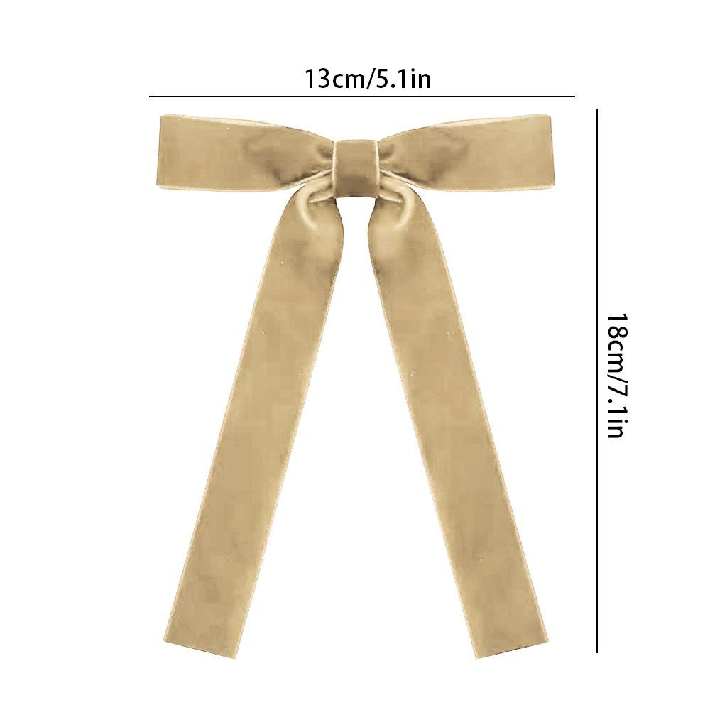 20 Stück Schlanke Samt-Weihnachtsschleifen Vintage DIY Weihnachtsbaumschmuck Band Schleife mit Kabelbinder Geschenkverpackungsschleifen Hochzeit