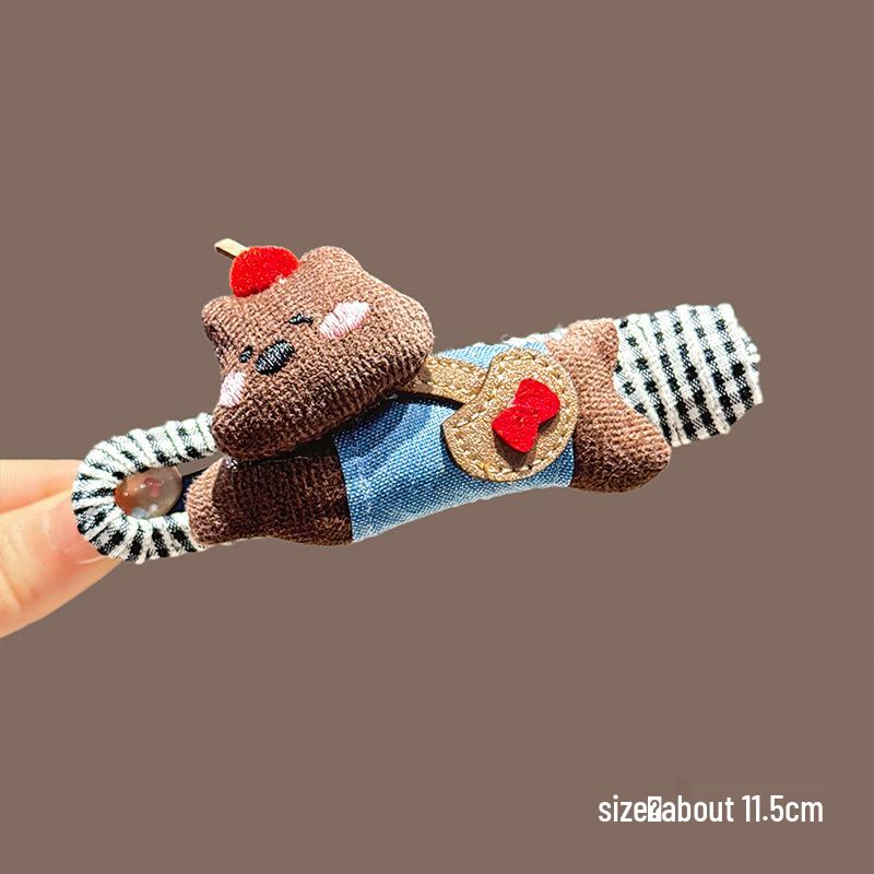 

Cute Cartoon Puppy Hair Clip for Women - Large Duckbill Claw Clip Hairpin for Updos