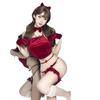 Sex lingerie sexy high-end velvet sex pocket pussy cosplay no-take uniform suit woman