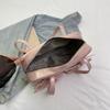 Y2k Ballet Bow Tie Shoulder Bag Korean Women's Handbag Fashion Ribbons Bowling Tote Bag  Ladies