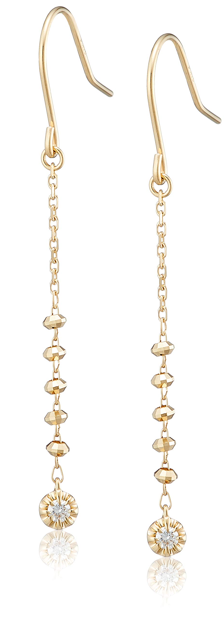 

Сережки K18 Yellow Gold AGVA1055 DI Champagne Cocktail Diamond [Official] [Vendome Aoyama]