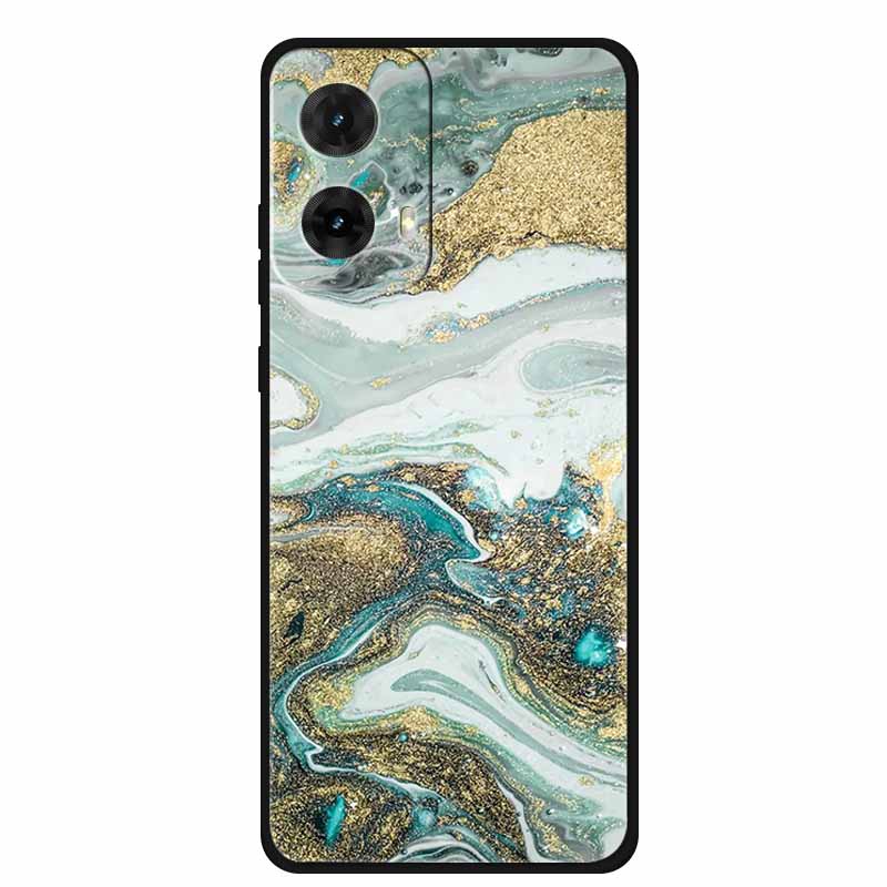 6.67"For Moto G85 5G Case Marble Soft Silicone Bumper Phone Back Cover For Motorola Moto G85 XT2427-3 TPU Capa MotoG85 G 85 Case