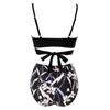 Two Piece Swimsuit High Waist Bikini Set Women Cross Front Top Adjustable Straps Swimwear Bathing Suit Beachwear