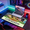 Custom Name Personalized Anime Pattern Mousepad, Laptop PC Desk Mat, Decorative Desk Mat for Home Keyboard Pad Gift