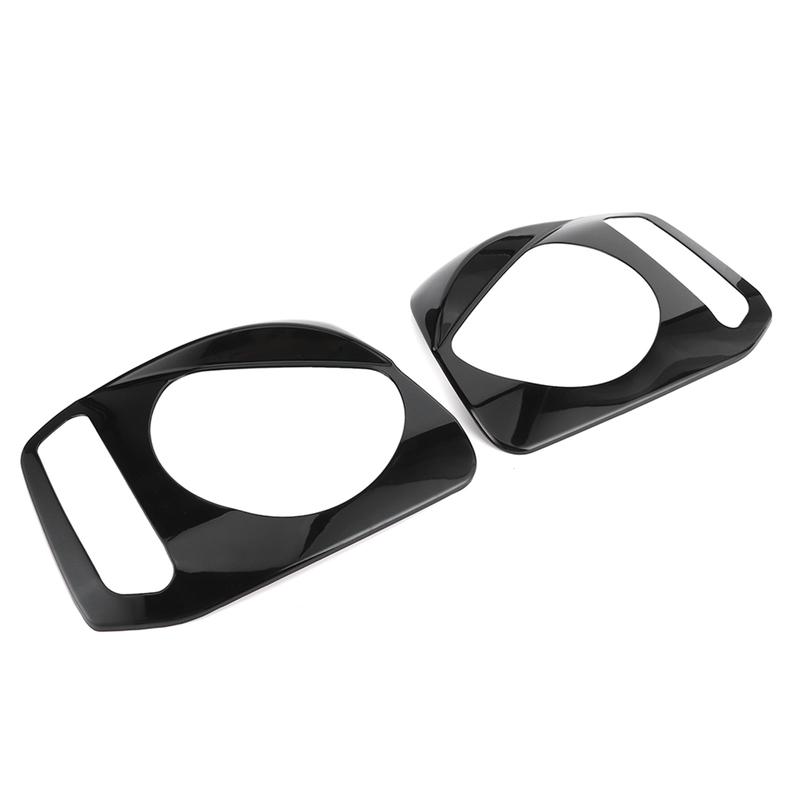 2Pcs Car Front Headlight Cover Headlamp Trim Decor Replacement for Suzuki Jimny 2007-2017 Car Accessories