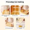 Ice Tray Mold Household Whiskey Reusable Ice Cubes Press For Quick Ice Release Ice-Making Storage Box Freezing Ice Cubes