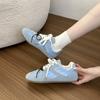 Fashion Women Flat Shoes 2026 Spring Autumn New Outdoor Non Slip Comfortable Casual Shoes Lightweight Soft Sole Lace Up Sneakers