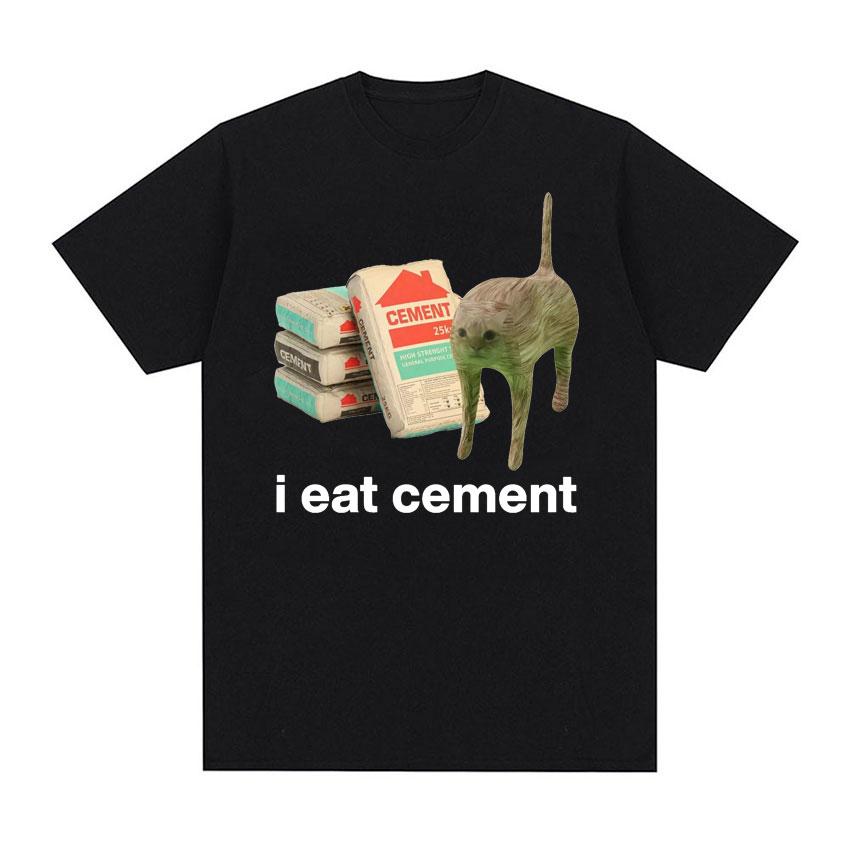 Ich bin kontaminiert Lustige Katze Meme T-Shirt Sommer Herren Damen Kleidung Humor T-Shirts Reine Baumwolle Lockeres Oversize T-Shirt Streetwear