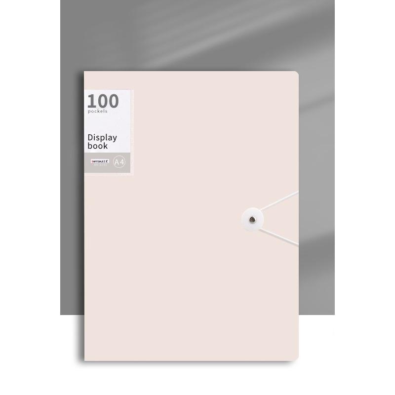 Папка-файл на 60 карманов формата А4, подходит для хранения документов формата А4, таких как контрольные работы, высокая прозрачность и водонепроницаемость