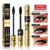 Mascara naturellement long résistant à la transpiration et sans bavures Mascara double effet épais et bouclé adapté à un usage quotidien