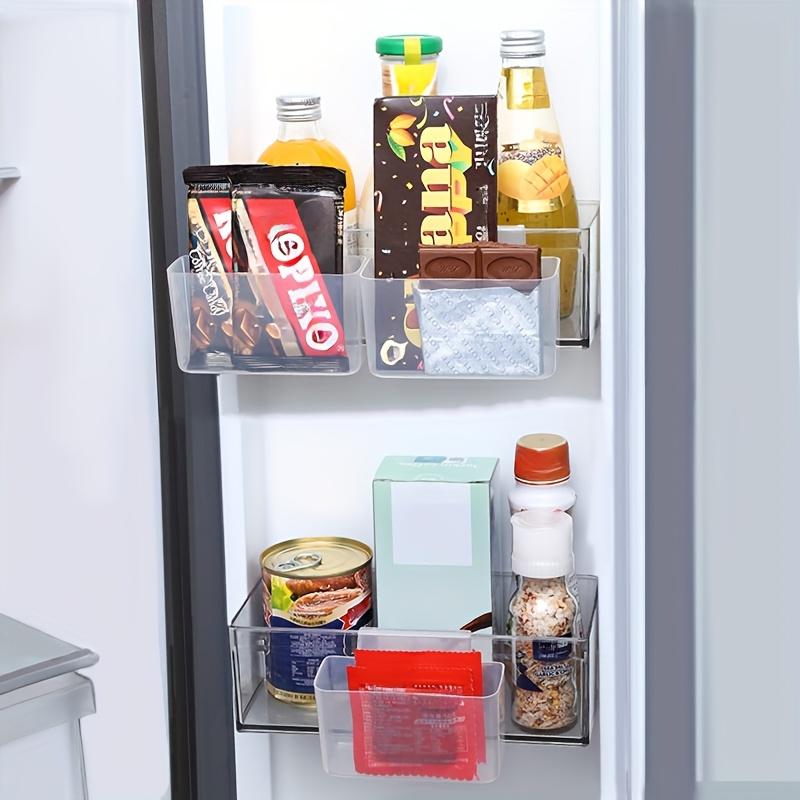 1/5/10/20PCS Space-saving Refrigerator-mounted Cheese Slice Organizer for Condiment Bags and Kitchen Storage