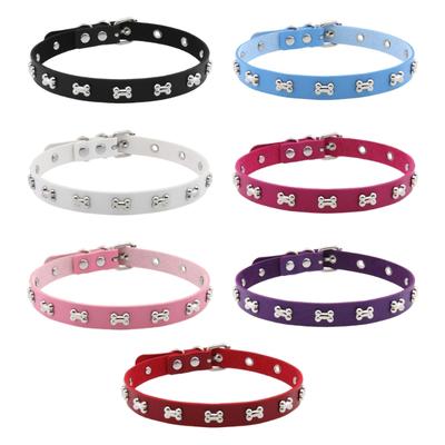 Punk Style Leather Chokers Necklace With Bone Charm Adjustable Closure For Edgy Streetwear Fashion