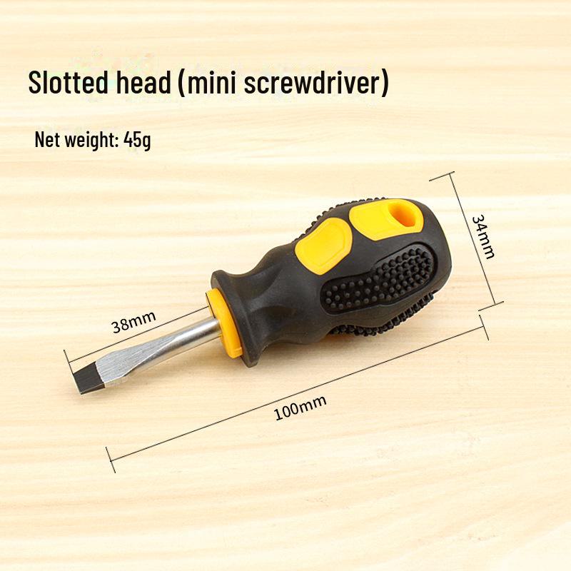 Meike víceúčelový mini šroubovák: Mrkvová hlava, plochá, křížová, švestková.