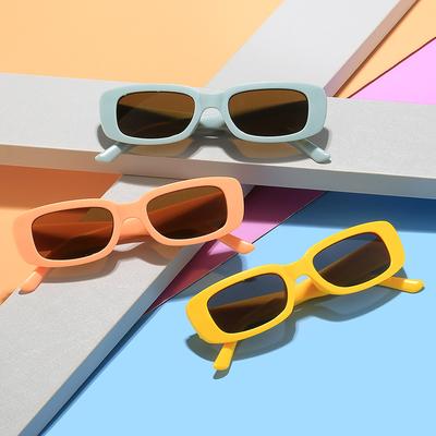 New Egg-shaped Sunglasses Children's Square Sunglasses Baby Multi-color Summer Sunscreen Glasses Tide