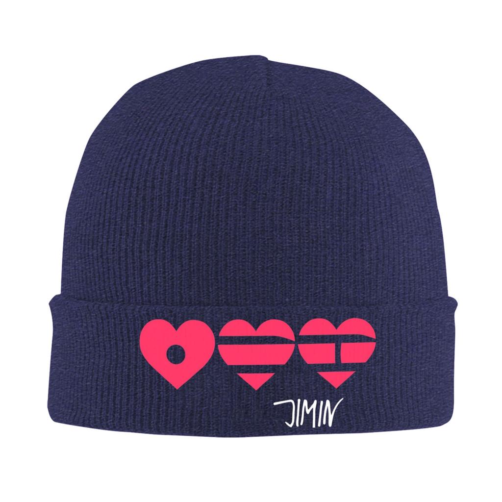 Arirang Heart-Jimin Knitted Caps Women's Unisex's Beanies Winter Hat Acrylic Warm Caps