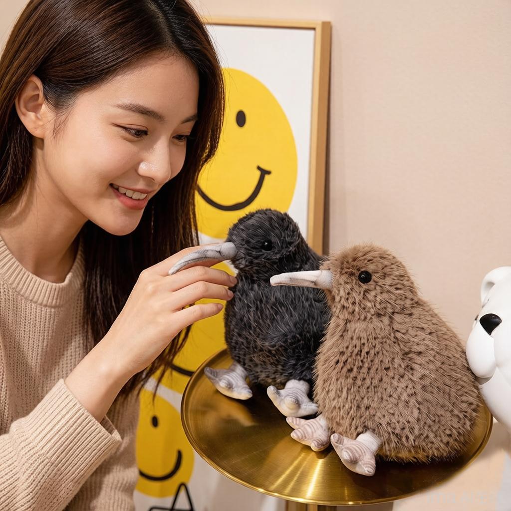 Favorite Toy Unisex 20/25/35Cm Stuffed Kiwi Bird Doll Plush Toy Stuffed Apterygidae Simulation Animal Plushie Home Decor Birthday Present