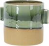 Ceramic pot cover, round, 13.8 x 14 cm