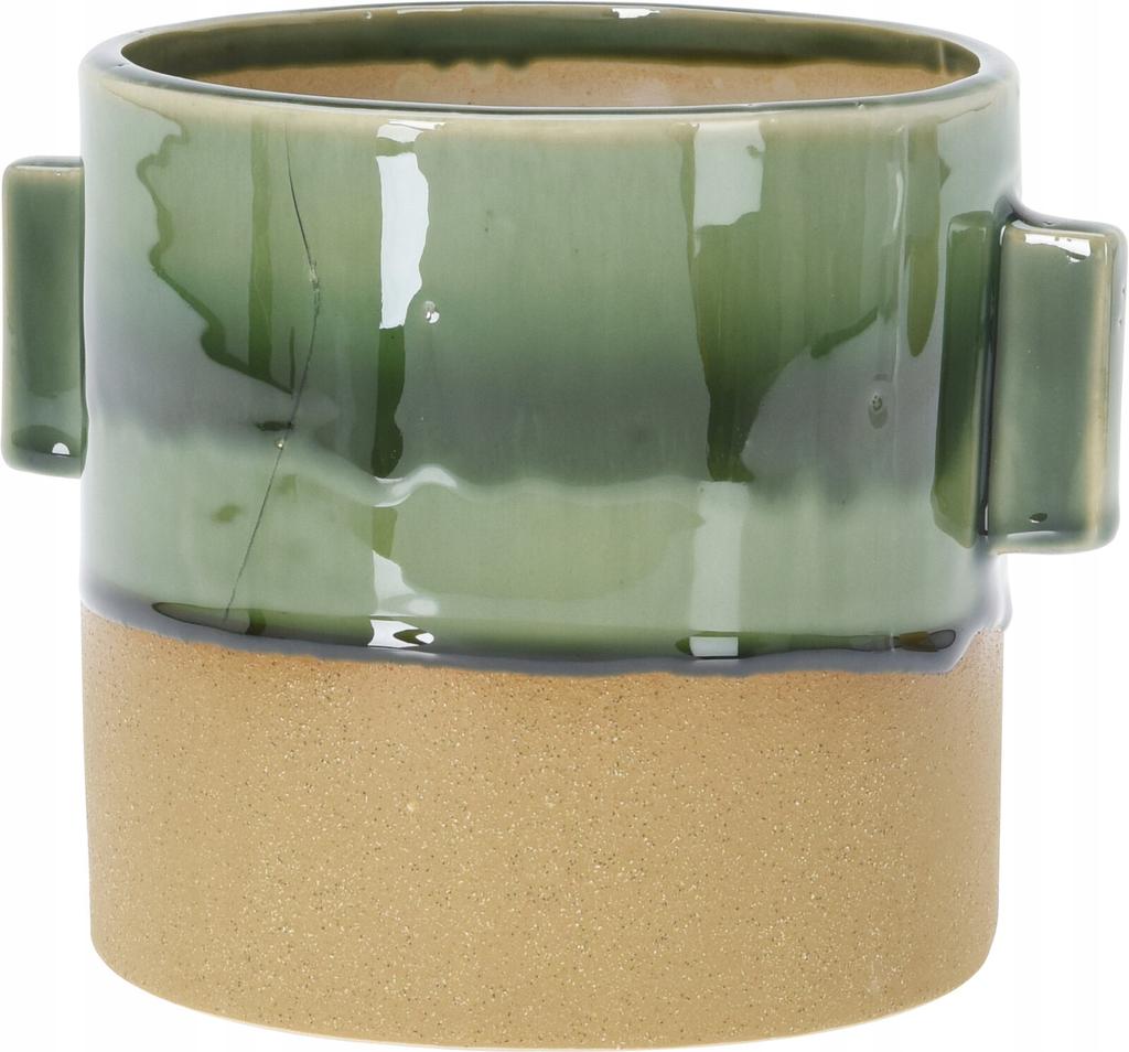 Ceramic pot cover, round, 13.8 x 14 cm