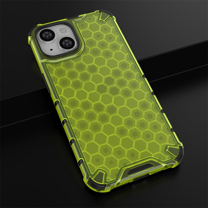 Honeycomb Shockproof For iPhone 14 Case Armor Phone Capa For iPhone 14 Pro Max 14 Max 13 12 11 X XS XR 7 8 Cover Translucent PC