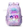 K-pop Backpack Teens Girls Capacity Schoolbag Flowers Printe Laptop School Backpack Travel Rucksack YK2 Mochila