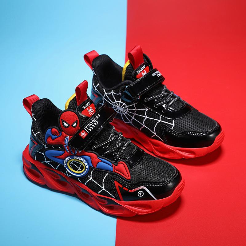 Kids' Light-Up Cartoon Mesh Running Shoes - Autumn 2025 Breathable Style