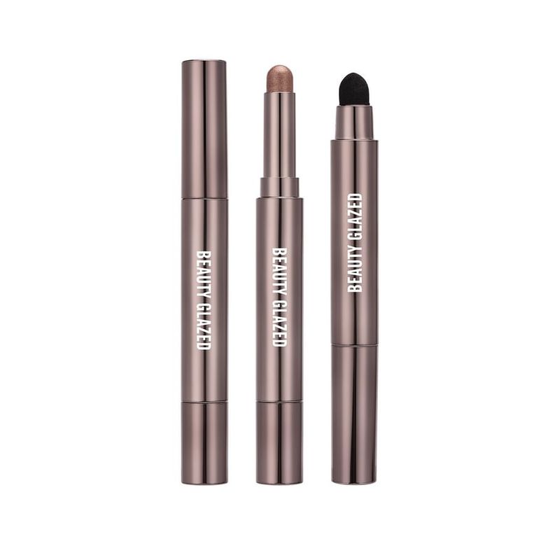 BEAUTY GLAZED - 2 in 1 Dual Head Eyeshadow Stick + Smudger - 10 Colours