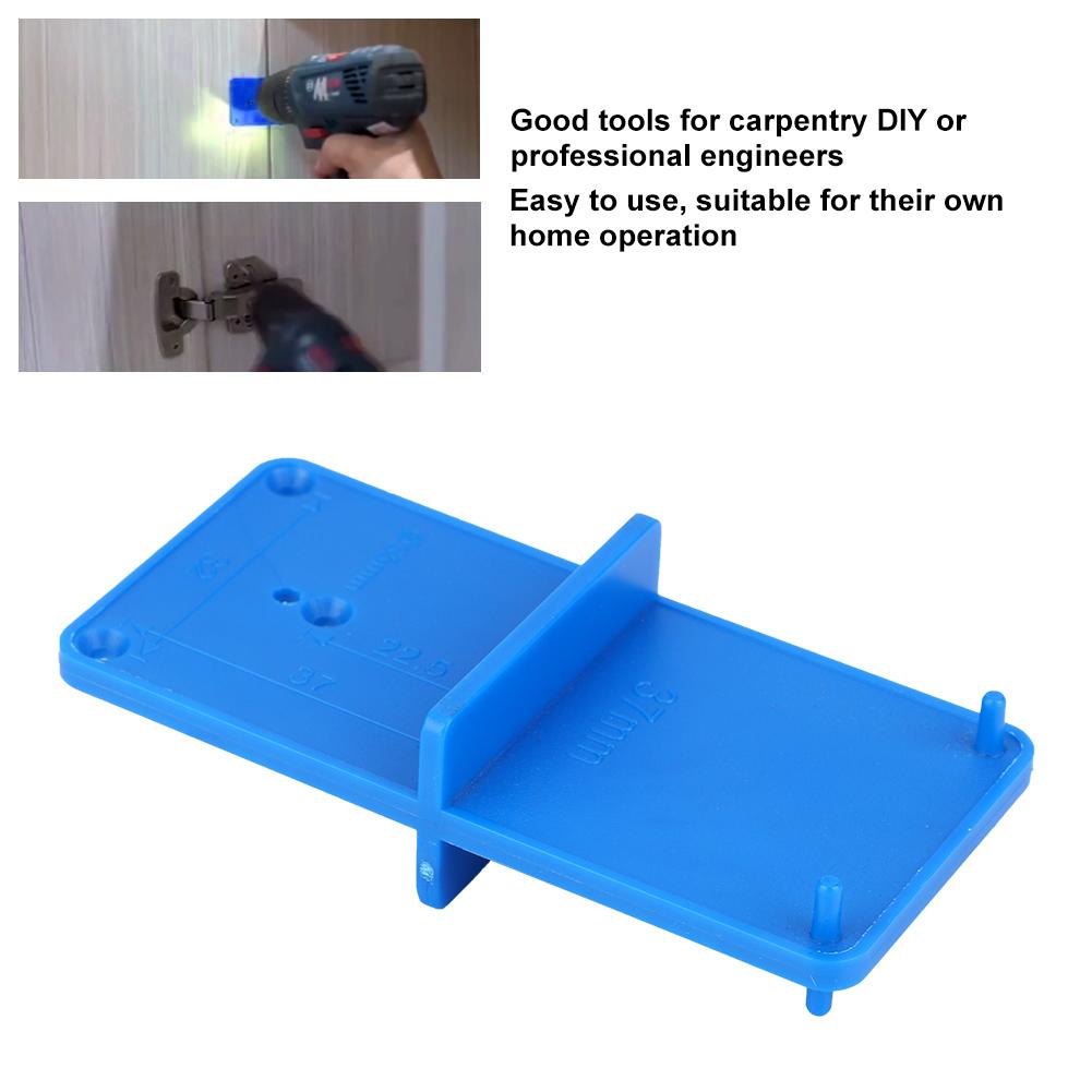 Wooden Moving Cabinet Hinge Boring Jig,   Hole Jig Kit Hole Positioning Tool Kit for Cabinet Cupboard Door Hinge Installation