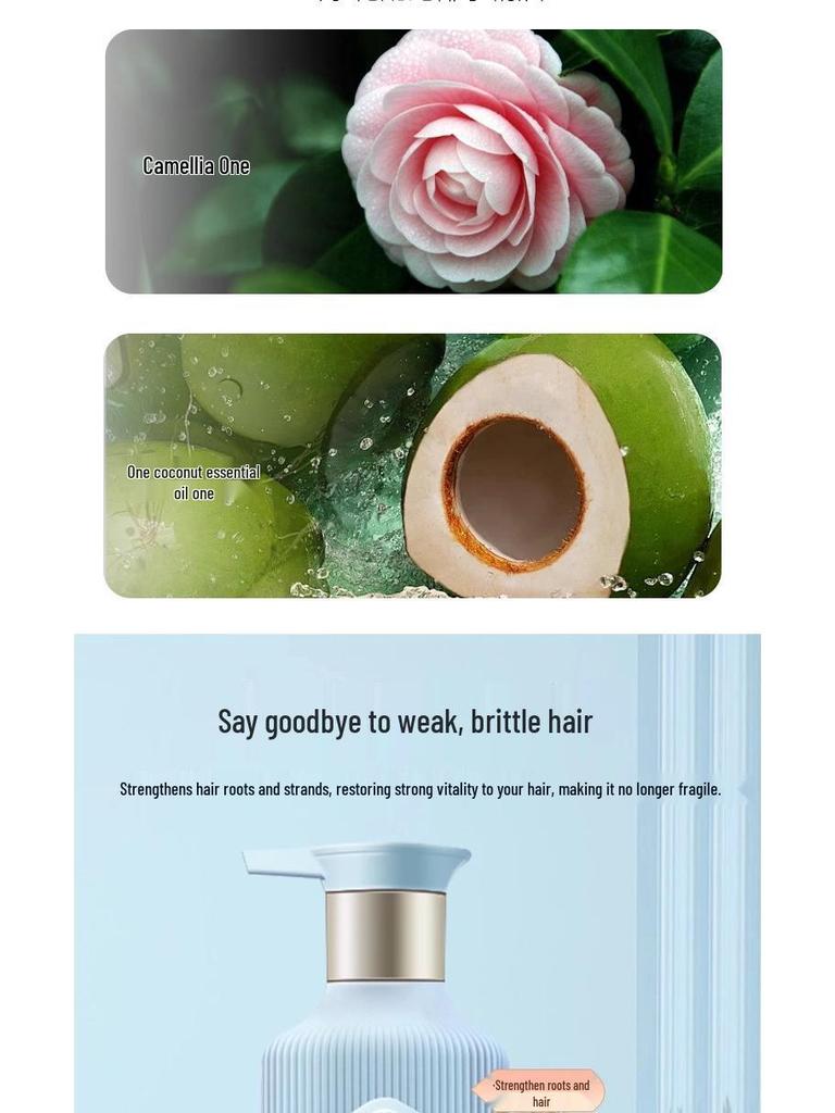 Three Lives Flower Essential Oil Shampoo & Body Wash: Anti-Dandruff, Anti-Itch Conditioner for Women, Softening Fragrance