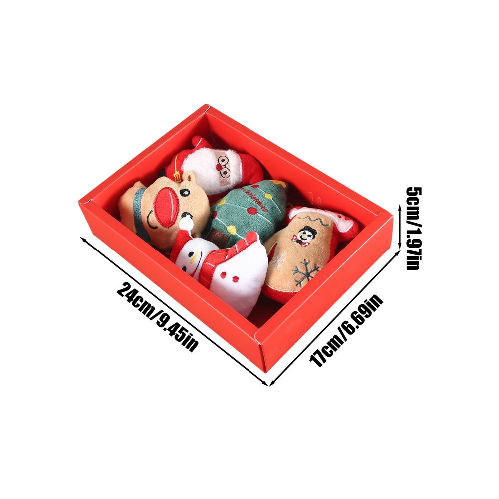 

Рождественские кошачьи игрушки для домашних кошек, интерактивные плюшевые кошачьи игрушки, 5 забавных игрушек для питомцев, милые жевательные игрушки с колокольчиком для кусания и жевания красный