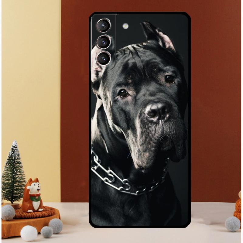 Italian Cane Corso Mastiff Dogs Case For Samsung Galaxy S22 S23 S24 Ultra Note 20 10 Plus S8 S9 S10 S20 FE S21 FE Cover