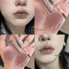 KAKE Double-Ended Lip Gloss: Matte Lip Mud, Watery Lip Glaze, Low Saturation Nude for Students.