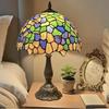 Yangfeng Tiffany Tischlampe für Schlafzimmer, Bar oder Restaurant - Kreatives handgefertigtes Weihnachtsgeschenk
